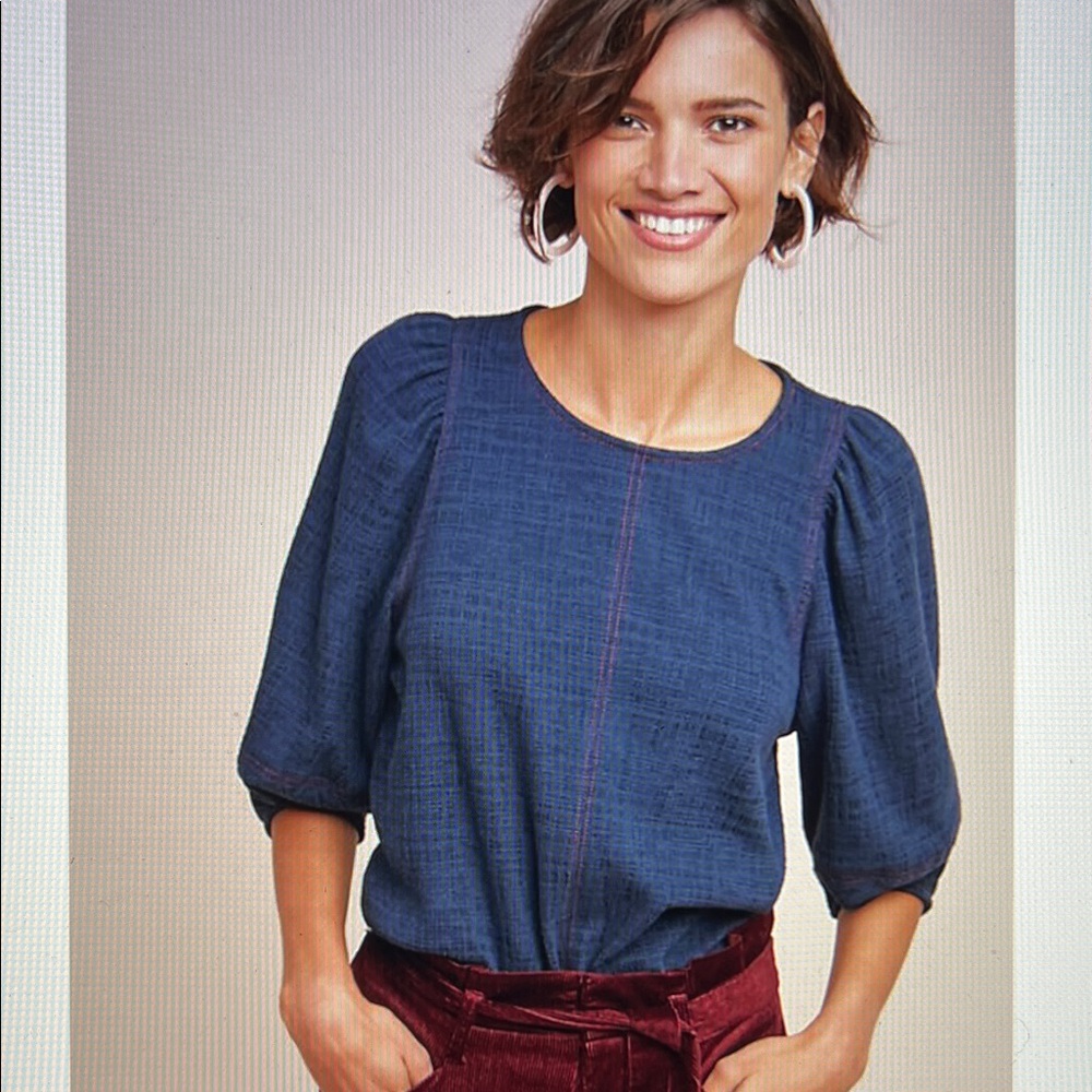 Anthropologie Karnes Structured Top by Current Air